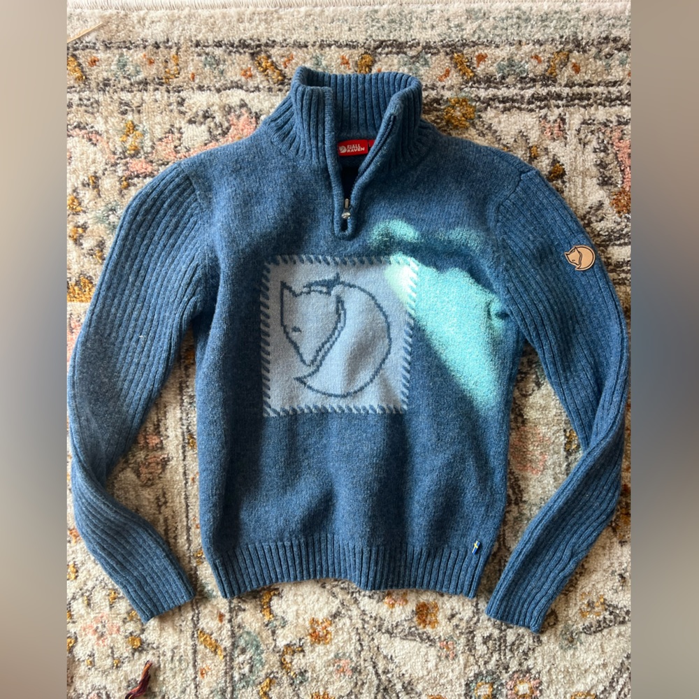 RARE Fjällräven Half-Zip Sweater